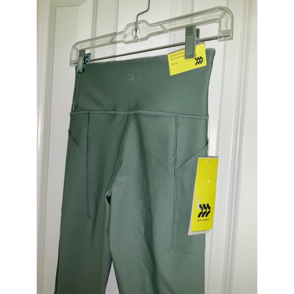 All in Motion size XS New Effortless Support Pocket Leggings, Green, High-rise - Picture 3 of 4